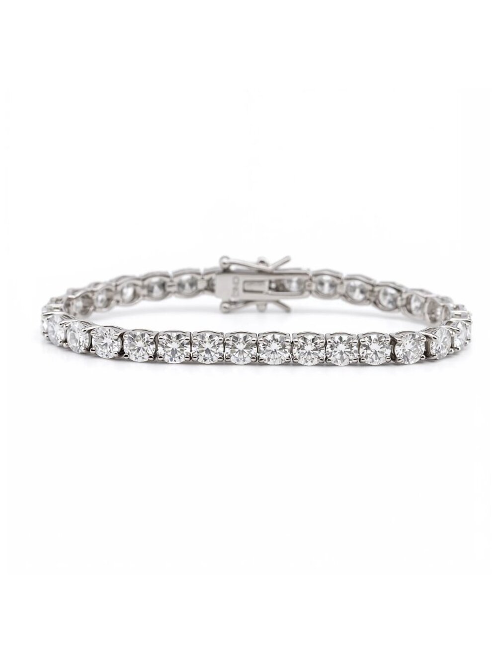 LEKANI 5mm Moissanite Tennis Bracelet S925 Silver 6.5 in